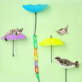 Sugar Glider Toy Umbrella Jumping Platform Set with Climbing Chain Accessories for Small Pet (Umbrella Set)
