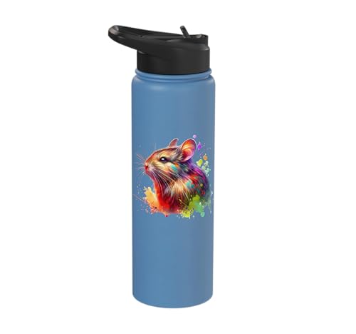 Degu Stainless Steel Insulated Water Bottle - color: Light Blue