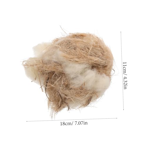 ibasenice Bird Nest Material Natural Nesting Supplies for Birds Mice Rabbits for DIY Nesting Projects