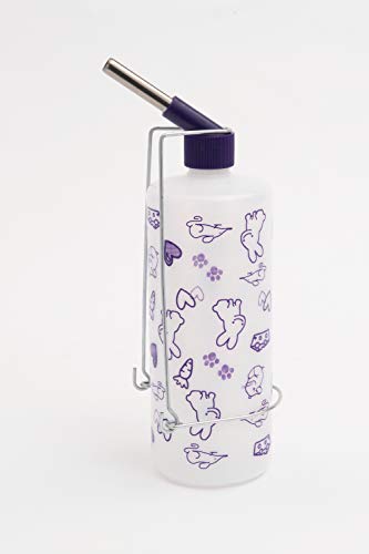 Lixit 32oz Weather Resistant Water Bottles with Heavy Duty Mount for Rabbits and Ferrets (Rabbits) - size: 32 ounces