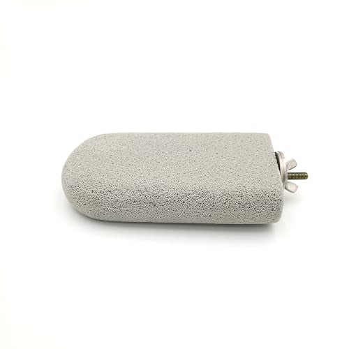 Shelltech Pumice Ledge Lava Ledge for Birds Chinchillas, Climbing Ledge Teeth Grinding Beak Grinding Block Perch Stand for Hamsters Chinchillas Parrots (L-2 Pack) - size: L-2 Pack