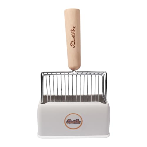 Cat Litter Scoop Metal Litter Scooper with Holder Cat Litter Scooper Kitty Litter Scoop Cat Poop Scooper Poop Scooper for Cat Litter Litter Box Scooper Metal