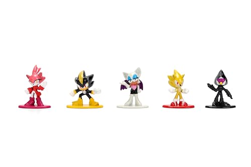 Jada Sonic The Hedgehog Nano Metalfigs 18 Pack Series 2 Die-Cast Figure Set – Includes Sonic, Shadow, Amy Rose, Rouge Toys