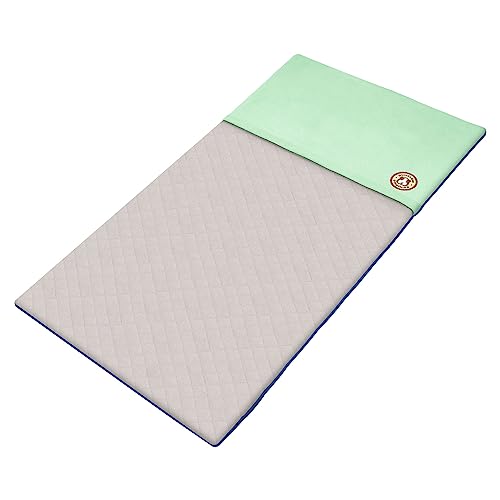 GuineaDad Original Reusable Cage Liner – Sea Green Fleece Bedding with Burrowing Pocket – Extra Absorbent Core & Waterproof Bottom – Fits C&C 2x3 Guinea Pig Cages – Small Animal Supplies