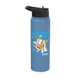 Sonic the Hedgehog - Ski Flying Tails Stainless Steel Insulated Water Bottle - color: Light Blue