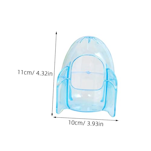 BESPORTBLE 2pcs Sturdy Easy- Pet Hamster Bathtub Small Animal Grooming Quality Plastic Fashionable Design Random Color