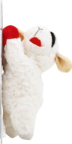 Multipet Lamb Chop Dog Plush Toy - Squeaky Toy for Small & Medium Dogs - Extra Soft Plush - Stuffed Animal for Cuddling & Playing (10", Cream, 5 Squeakers) (Pack of 2) - size: 10" (Pack of 2), style: Lambchop