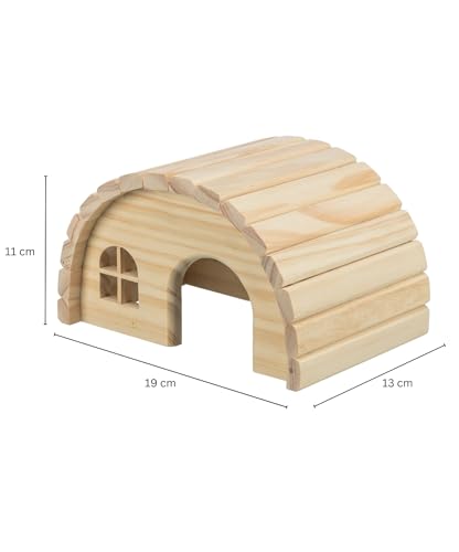 Trixie Wooden Nissan House Hut for Hamsters or Gerbils
