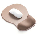 Ergonomic Mouse Pad with Gel Wrist Support, Comfortable Wrist Rest Mousepad with Non-Slip PU Base for Pain Relief, Desk, Home & Office(Brown) - color: Brown