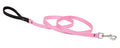 LupinePet Basics 1/2" Pink 4-foot Padded Handle Leash for Small Pets - size: Leash - 1/2"W; 4-Foot