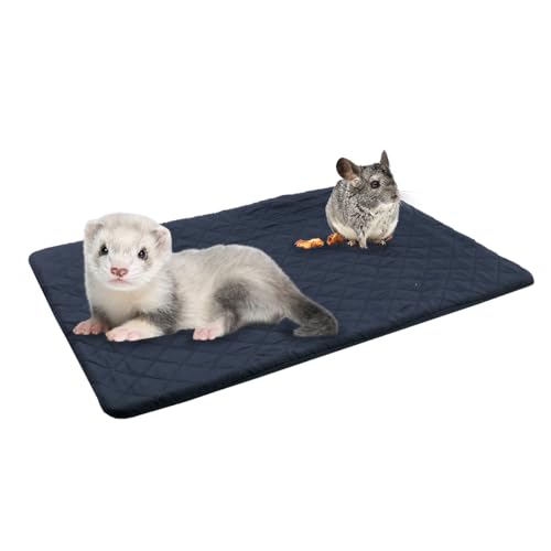 C-LIGHT Ferret Cage Liner, for Ferret Nation & Critter Nation Cage, 4-Layer Absorbent Pad with Ultrasonic Welding, Chinchilla Cage Accessories kit, Anti-Leak, Odor Control (Bottom PAN Liner) - size: Bottom PAN Liner