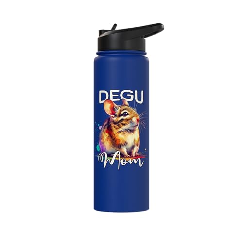 Degu Mom Degu Stainless Steel Insulated Water Bottle - color: Royal Blue