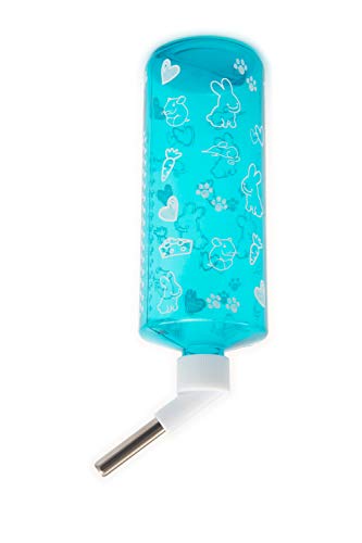 Lixit Standard Cage Water Bottles for Rabbits, Ferrets, Guinea Pigs, Hamsters, Rats, Mice and Other Small Animal's (32 Ounce, Blue) - color: Blue, size: 32 Ounce