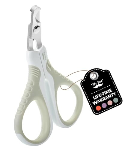 Mr. Pen- Cat Nail Clipper, Stainless Steel | Professional Sharp Cat Claw Trimmer for Small and Medium Cats, Pet Nail Clipper with Sturdy Non Slip Handle - color: Beige