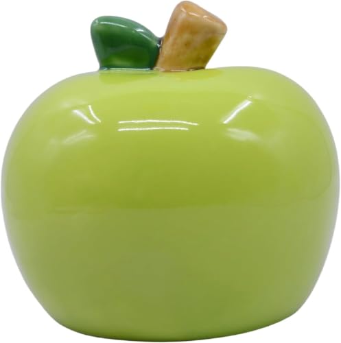 RUIAN Hamster Hideout - Ceramic Hamster Hide for Syrian and Dwarf Hamsters, Hamster House and Hamster Sand Bath Cave, Gerbil Hideout for Small Animal Cage Accessories(Green) - color: green