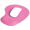 Ergonomic Mouse Pad with Wrist Rest, Gel Wrist Support Mousepad, Pain Relief Laptop Computer Mouse Pad, Non-Slip Mouse Pads for Office & Home (Pink) - color: Pink