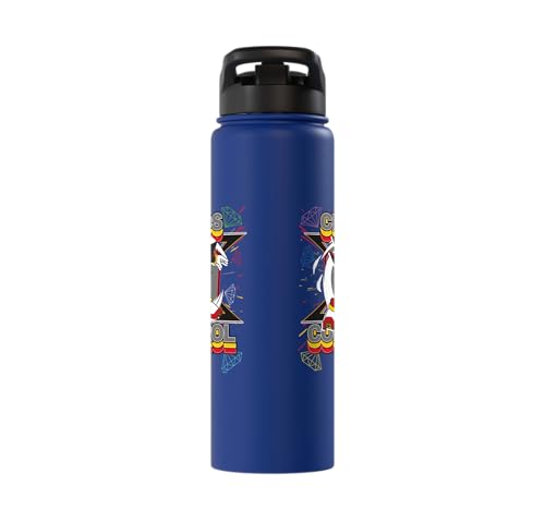Sonic the Hedgehog - Shadow the Hedgehog "Chaos Control" Stainless Steel Insulated Water Bottle - color: Royal Blue