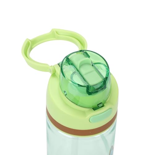 The Mandalorian Baby Grogu 24 oz Plastic Water Bottle On-the-Go Hydration - color: The Mandalorian Baby Grogu Green