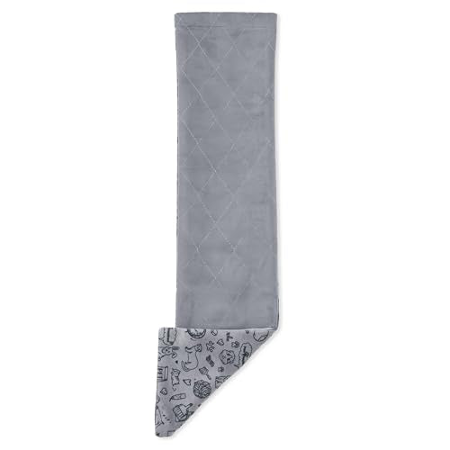Paw Inspired Fitted Fleece Exit Ramp Cover for Critter Nation Cage, Gray | Exit Ladder Liner for Ferret Nation/Critter Nation Cage, For Ferrets, Rats, Chinchillas, Hedgehogs, Small Animals, Pets - color: Gray, size: Exit Ramp Cover