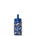 Hydrapeak NBA Officially Licensed Golden State Warriors Mini 14oz Kids Stainless Steel Water Bottle with Straw Lid & Flexible Handle, Double Wall Insulated, Spill Proof, Perfect for Back to School - color: Golden State Warriors