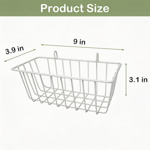 Rabbit Hay Feeder Rack, Metal Hanging Hay Dispenser (White, Small) | 2 Pack Small Animals Hay Feeder for Cage Metal Hanging Hay Holder for Rabbits Guinea Pigs Chinchillas Ferrets - color: White, size: Small