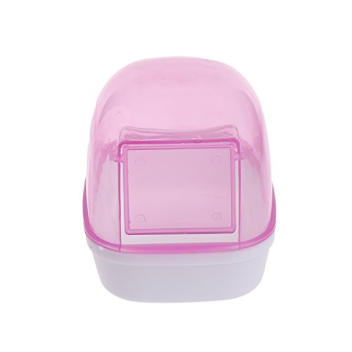 Hamster Sand Bath Critters Shower Toilet Bed Sand Container Bathtub for Small Mice Hedgehog Squirrel Hamster Guinea Pig