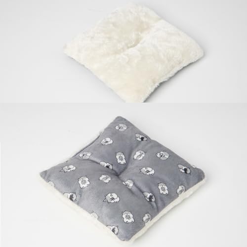 Hedgehog Bed Cave Hideout Hedgehog House Hedgehog Accessories, Hamster Small Animals Cage Supplies Warm House (Grey) - color: Grey
