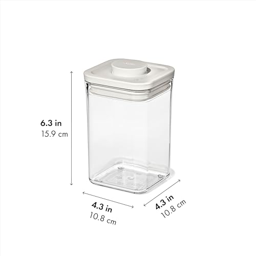 OXO Pet POP Container — 1.1 Qt/1.0 L - color: Whisker Gray, size: 1.1 Qt