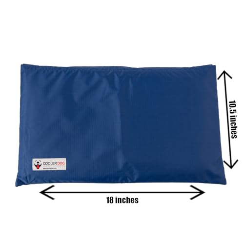 Hydro Cooling Mini Mat for Dogs – Dog Cooling Mat & Cooling Pad for Hot Weather – Triple Layer Ice & Water Cooling System (18" x 10.5") - size: Mini