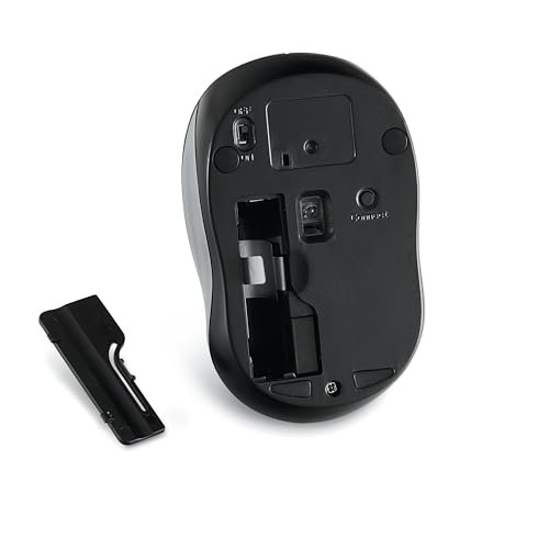 Verbatim 2.4G Wireless LED Silent Mouse - Noiseless and Silent Click Computer Mouse with Nano Receiver for Mac and PC - Blue - style: Blue Mouse
