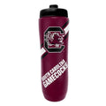 Party Animal NCAA Squeeze Bottle, 32 oz, South Carolina Gamecocks | Slim, lightweight BPA-free sports water bottle with quick-flow squeeze; fits backpacks & cup holders for kids or adults - style: South Carolina Fighting Gamecocks