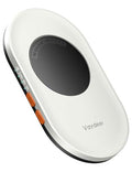 Vaydeer Ultra Slim Mouse Mover, Air 3 Mouse Jiggler with Adjustable Interval Timer, Undetectable & Noiseless, Simulates Realistic Movement, Driver-Free Shaker for Keeping The PC Active (Misty White) - color: Misty White, style: Button Control