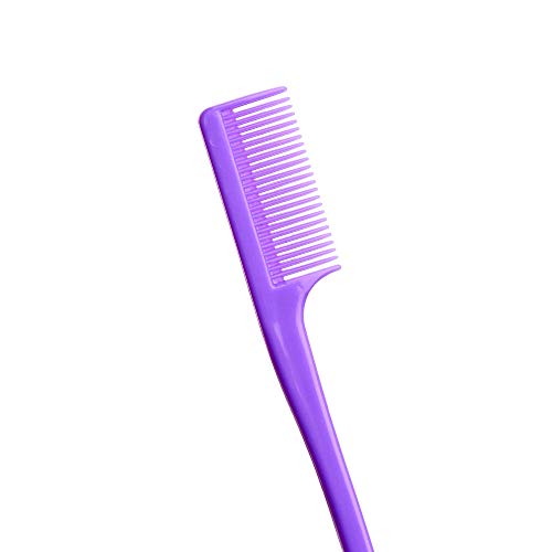 Red by Kiss Ultimate Edge Fixer Professional Boar Hair Brush (100% Boar Hair) (BSH25) - color: Purple Board Brush with Comb End