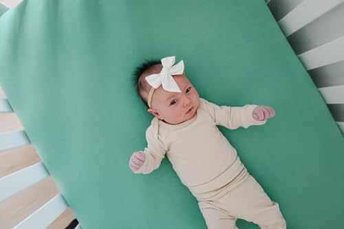 Premium Fitted Knit Crib Sheet/Toddler Sheet Leif by Copper Pearl, CP-CRSH-0129-NSZ - color: Leif