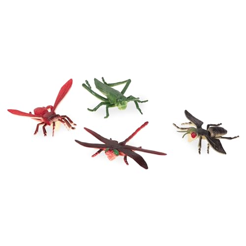Terra by Battat Insect World Bug Toys, 60 Mini Figures in Tube, Insects | 60 toy bugs in 12 realistic designs with ants, scorpions, beetles, dragonflies and more in a storage tube, Insects, 3+ Years - style: 60pcs Insects & Bugs