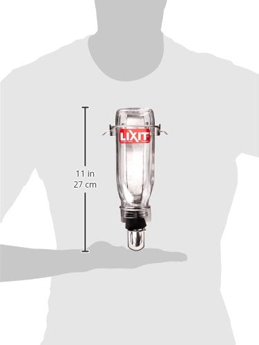 Lixit Heavy Duty Deluxe Glass Water Bottles for Birds, Dogs and Small Animals. (16oz Large Tube) - size: 16 oz Large Tube