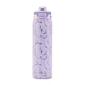 Ello Pop & Fill Insulated Stainless Steel Water Bottle with Quick Fill Lid, Leakproof Locking, Sip or Chug Spout, BPA-Free, Double Wall Vacuum Insulated for Sports, Travel & School- 22oz / 32oz / 40oz - color: Take a Bow, style: 22oz
