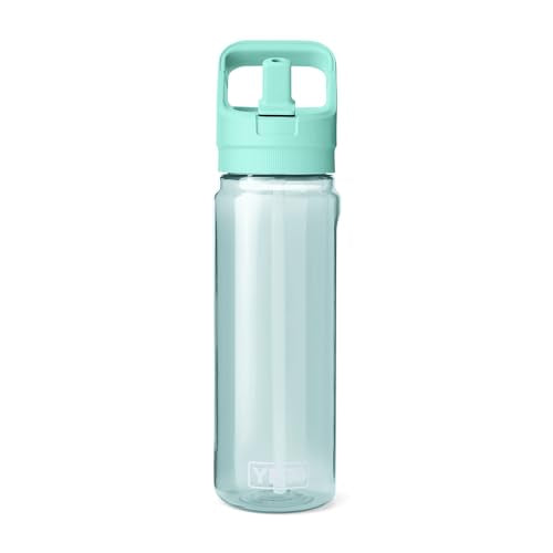 YETI Yonder 750 ml/25 oz Water Bottle with Yonder Straw Cap, Seafoam - color: Seafoam, size: 25 Ounces
