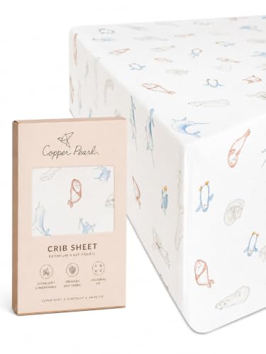 Arctic Wonder Premium Crib Sheet - color: Arctic Wonder