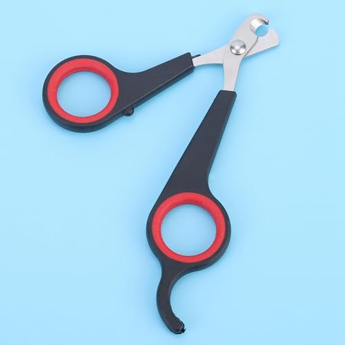 Bird Nail Clippers, Stainless Steel Small Animal Nail Clippers, Half Moon Pet Nail Scissors, Plastic Handle Pet Nail Clipper Scissors, Clipper Bird Grooming for Small Parrot Birds