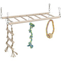 Trixie Small Animal Suspension Bridge, Cage Accessories, Pet Toys for Rats, Ferrets 35 x 15cm - color: natural