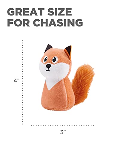 Outward Hound Squeakin' Fox Hide A Puzzle Plush Replacement Dog Toys - 3 Pack - color: Foxs (3-pack)