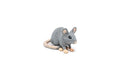 Grey Mouse and Its House Figurine Toy, Wild Life Collection, Kids Ages 3+ | A small rodent with its own miniature shelter | hand-painted | a piece to collect | original gift idea for the whole family