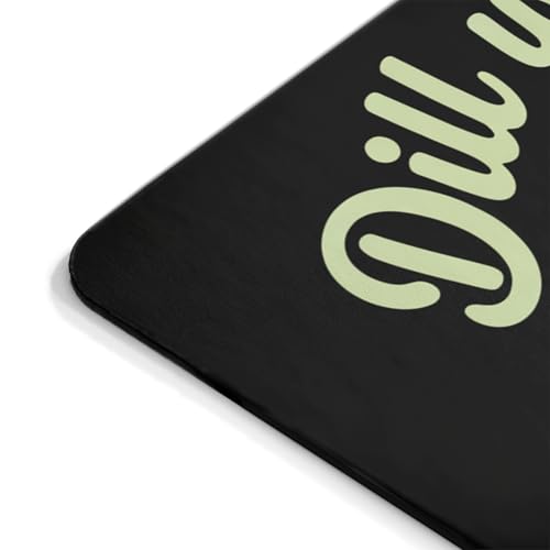 Funny Dill with It Mousepad Cute Cucumber with Glasses Joke Desk Mat Non Slip Rubber Base Pun Gift for Coworkers Friends Office Humor Desk Accessory Sarcastic Work Mouse Pad - color: Cucumber