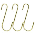 Vindar 3 Pack 6 Inches Bird Feeder Hook Heavy Duty Gold S Hooks Hangers for Kitchen, Office, Wind Chimes, Lanterns, Gardening Tools, Hummingbirds Feeders, Bird House, Lanterns - color: Gold 3 Pack 6 Inch