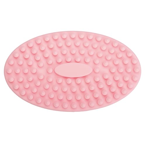 DNC Silicone Body Scrubber Exfoliating Bath Body Brush for Shower 2 Pack - color: Pink+blue