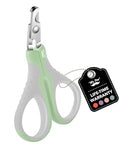 Mr. Pen- Cat Nail Clipper, Stainless Steel | Professional Sharp Cat Claw Trimmer for Small and Medium Cats, Pet Nail Clipper with Sturdy Non Slip Handle - color: Grey/Tea Green
