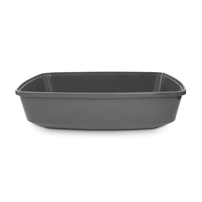 So Phresh by Petco Open Cat Litter Box Charcoal Large 19.5" L X 14.8" W X 4.3" H