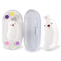Baby Nail File Electric, Gentle Rechargeable Nail Trimmer, Baby Nail Clippers Grooming Kit Manicure Set for Infant Toddler or Adults, 6 Grinding Head Replacement Pads White - color: White