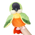 Easfan Parrot Hand Puppet Interactive Storytelling Plush Toy for Kids 11.5" | Cute Green Parakeet bird, soft stuffed animal, creativity imagination, Easter Christmas holiday birthday gift, for toddlers - style: Parrot-Green
